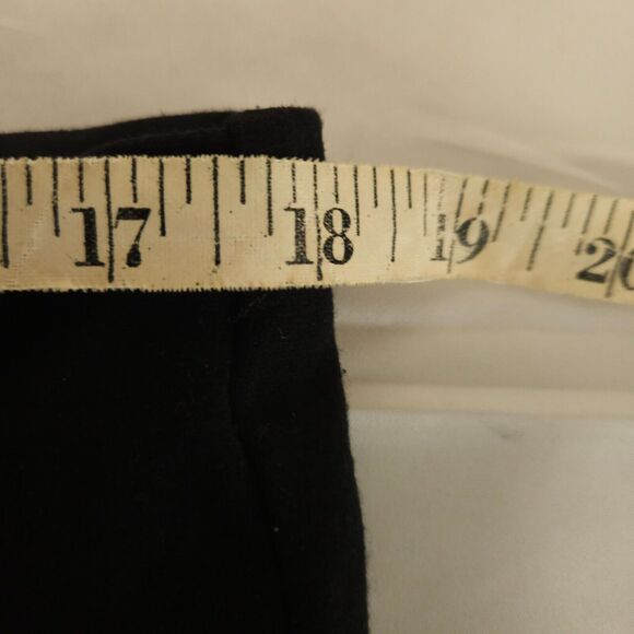 Eileen Fisher Womens Petite Large Black Pull On Stretch Slim Pants - Picture 5 of 8